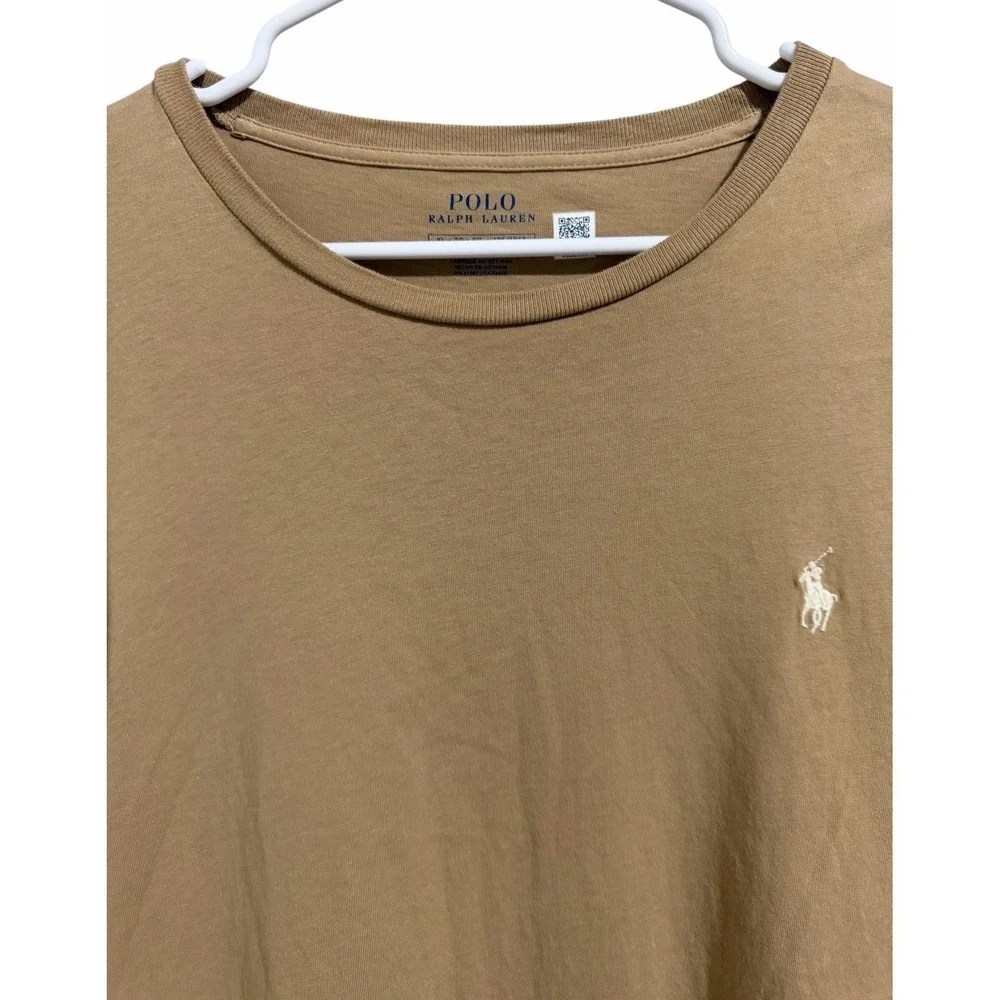 Polo‎ Ralph Lauren Long Sleeve T-Shirt Tan Men's Size X-Large